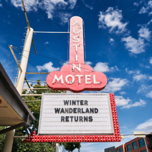 Austin Motel Winter Wanderland Returns