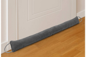 A door barrier will help warm air from escaping out of the door if your weather stripping needs to be replaced. 