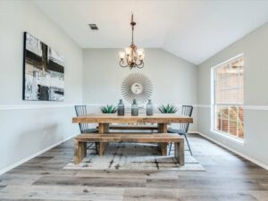 Formal dining room for family gatherings