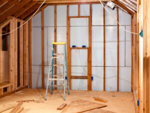 This is an image of an attic remodel.