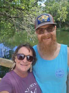 Kimberly Murphree enjoying an Austin staycation near Lady Bird Lake