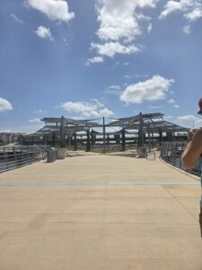 Wishbone Bridge on the Ann and Roy Butler Hike-and-Bike Trail in Austin