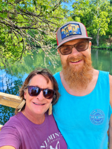 Kimberly Murphree enjoying an Austin staycation near Lady Bird Lake