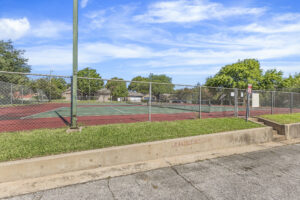 Community tennis courts in the Coronado Hills Neighborhood